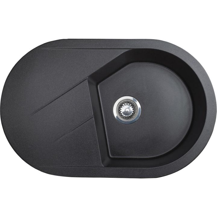 Köögivalamu Aqualine XVesta Plus 78 x 50 cm must