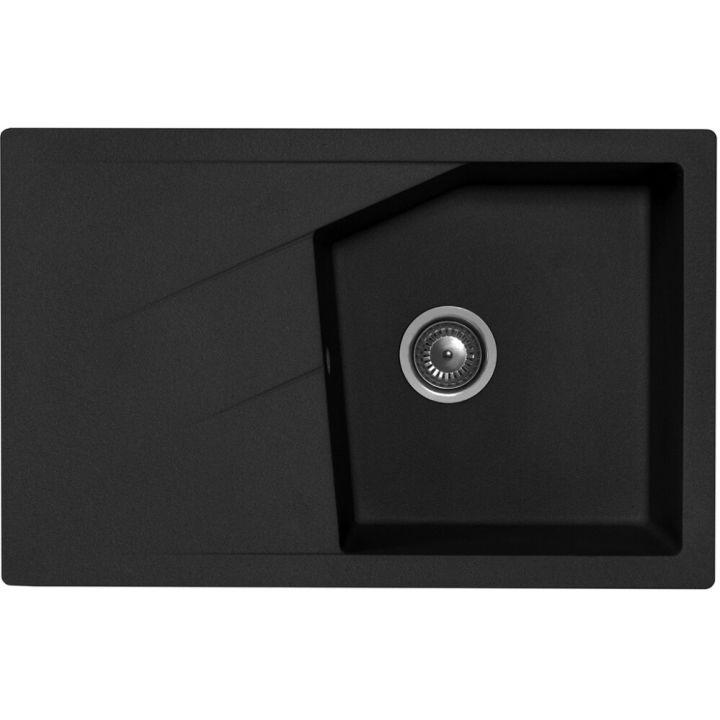 Köögivalamu Aqualine XLinea Plus 78 x 50 cm must