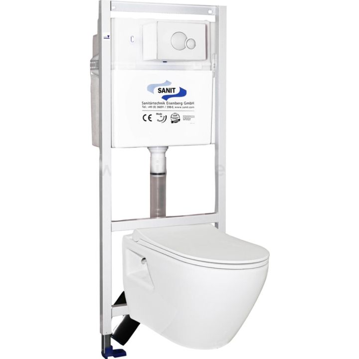 Seinapealne WC komplekt Sanit OBT