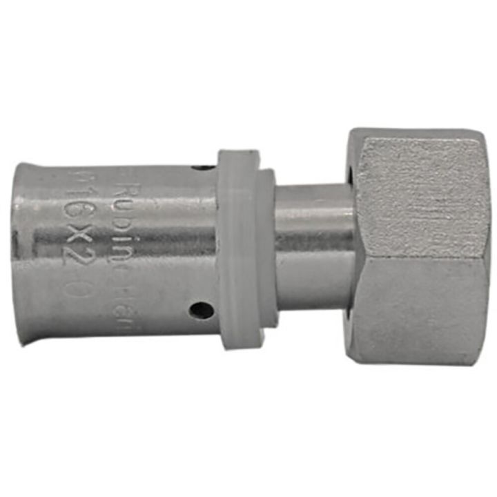 Ameerika ühendusega liitmik Aqua Rubinetterie AL-PEX press 16 x 1/2" SK