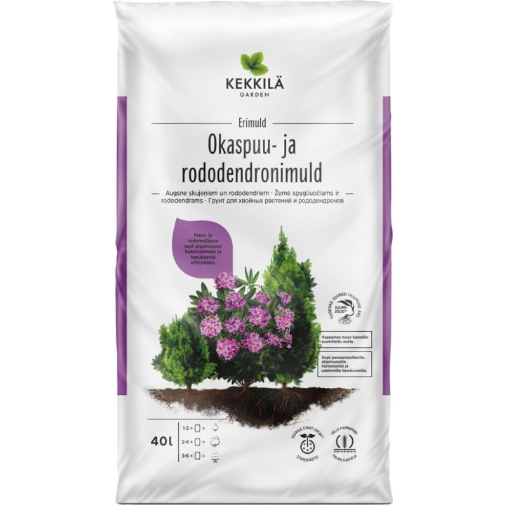 Okaspuu- ja Rododenronimuld Kekkilä 40 l