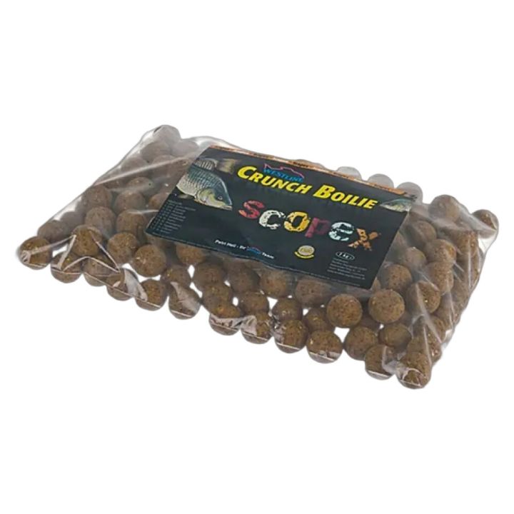 Söödapall Westline Crunch Boilie Scopex 18 mm 1 kg
