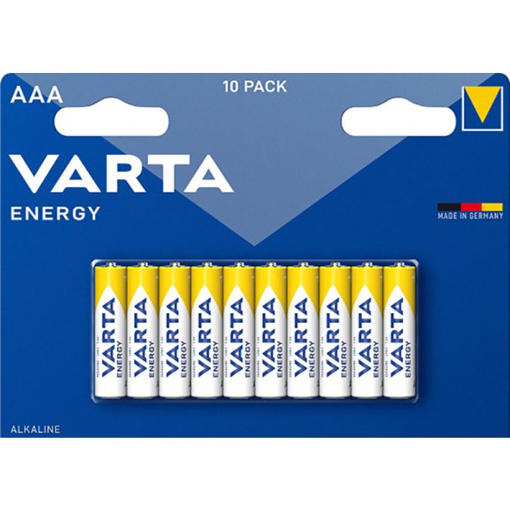 Patareid Varta Energy 1,5 V LR03/AAA 10 tk