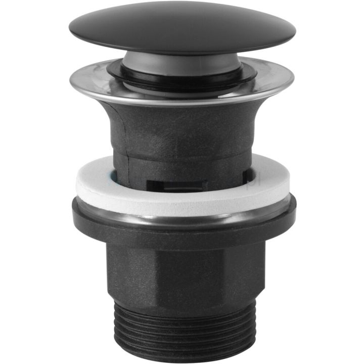 Põhjaklapp Ferro Click-clack G5/4 must ülevooluga