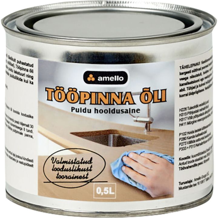 Tööpinna õli Amello 0,5 l