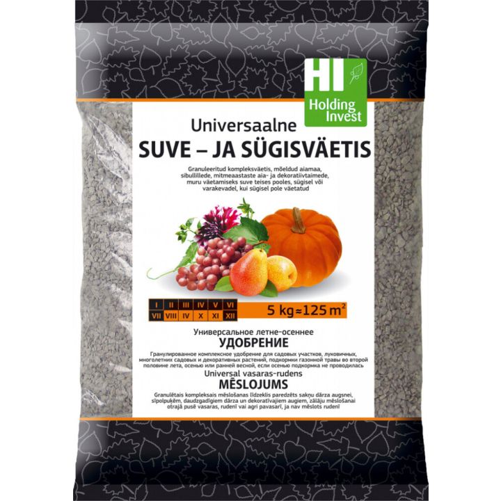 Universaalne suve-ja sügisväetis 5 kg