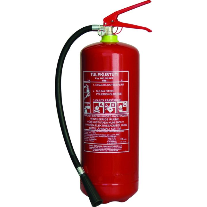 Pulberkustuti manomeetriga 6 kg