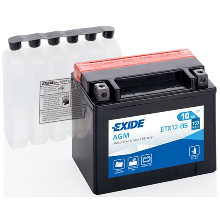 Aku Exide AGM 10 Ah 160 A +-