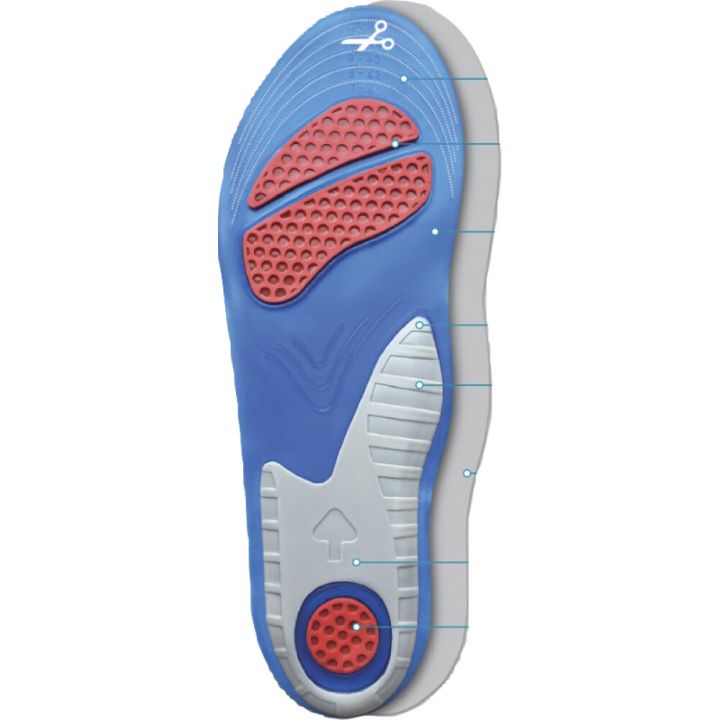 Sisetallad Gel Comfort 41–46