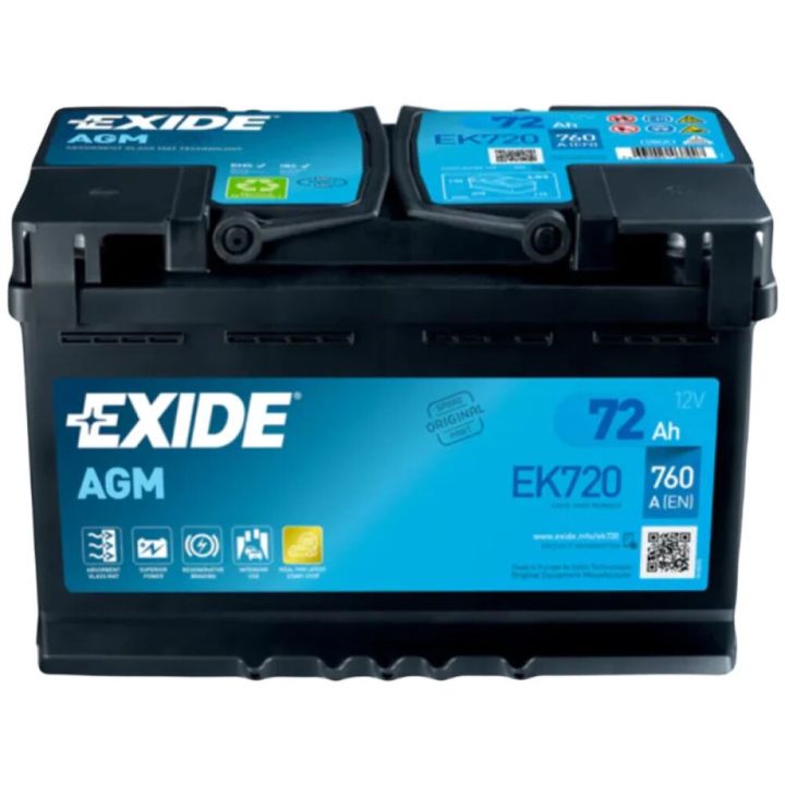 Autoaku Exice AGM 72 Ah