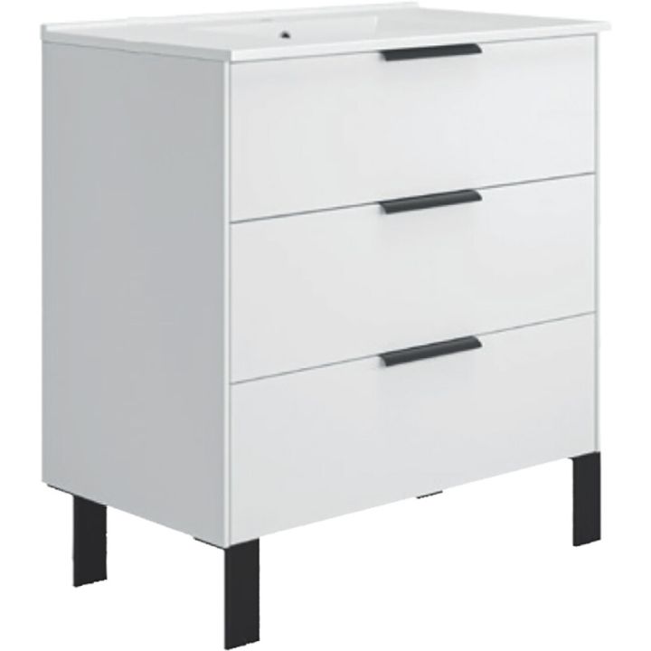 Valamukapp valamuga Ordonez Alboran 80 cm matt valge