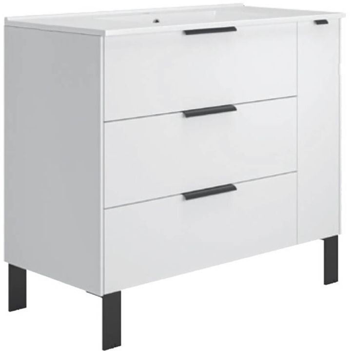 Valamukapp valamuga Ordonez Alboran 100 cm matt valge