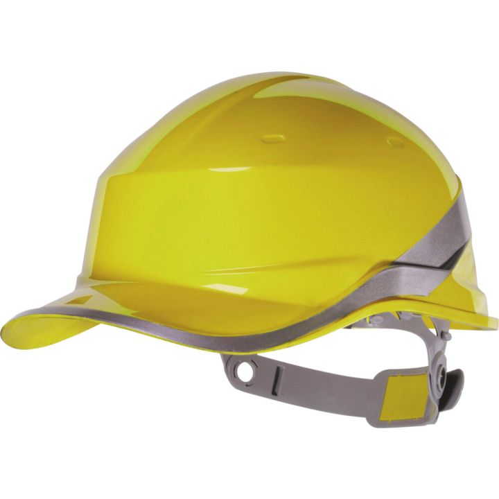 Kõrgnähtav kaitsekiiver kollane