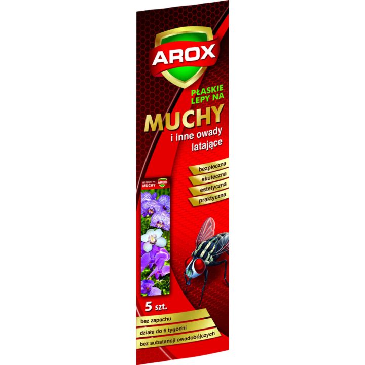 Kärbsepaber Arox lillemustriga 5 tk/pakis