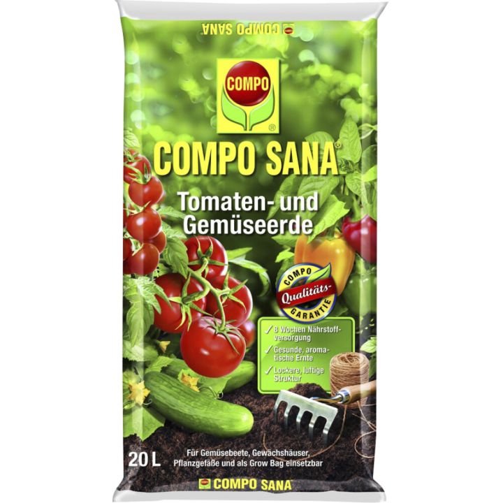 Tomati ja köögiviljamuld Compo 20 l