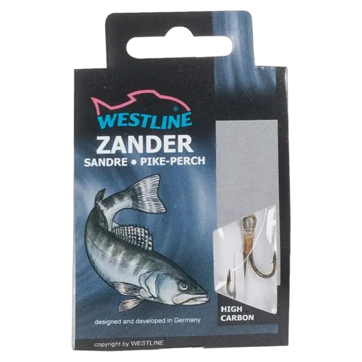 Konksud Zander pruun nr 4 5 tk