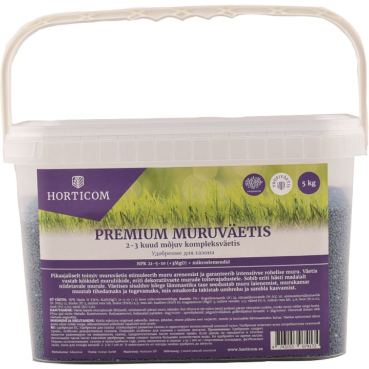 Muruväetis Horticom Premium 5 kg