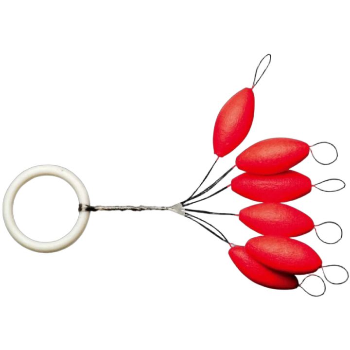 Pärlid Leuchtpiloten ovaalne punane 8 mm