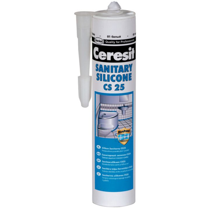 Sanitaarsilikoon Ceresit CS25 280 ml, Transparent 00