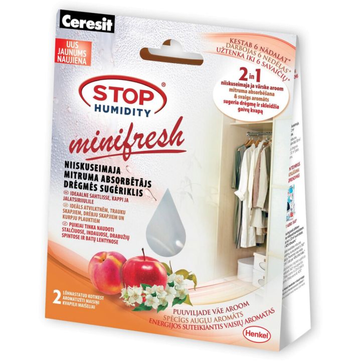 Niiskuseimaja Stop Humidity Minifresh Ceresit Springfield 2 x 50 g