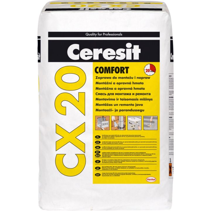 Montaaži- ja parandussegu Ceresit CX 20, 5 kg