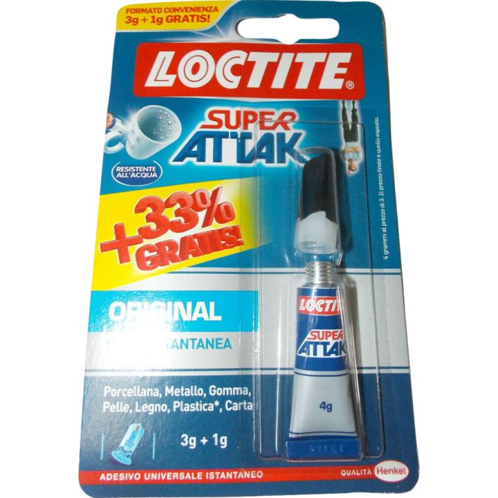 Kiirliim Loctite Super Attak Original 3 g + 1 g