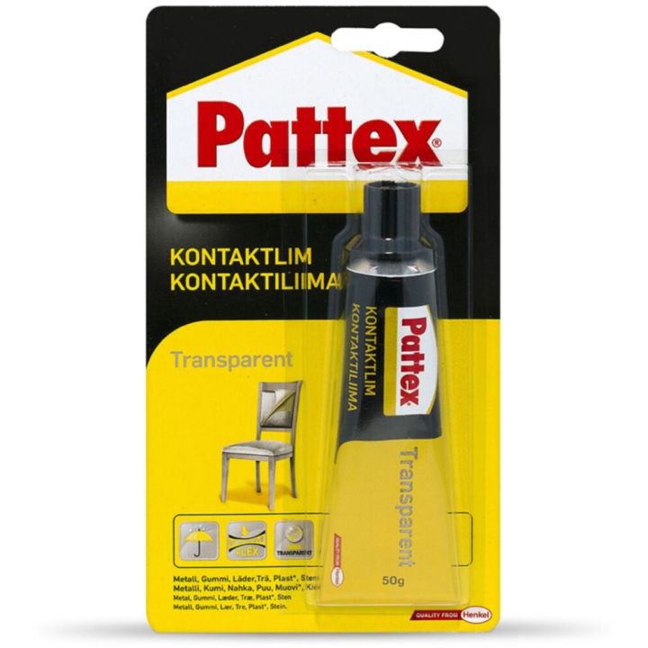 Kontaktliim Pattex Contact transparent 50 ml