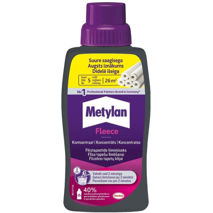 Tapeediliim Metylan Fleece Liquid Concentrate 500g fliistapeetidele