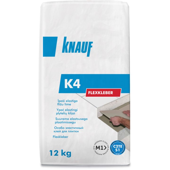 Elastne plaatimissegu Knauf K4 12 kg