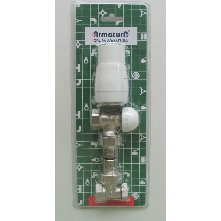 Radiaatori termoventiilide komplekt nurk 1/2"