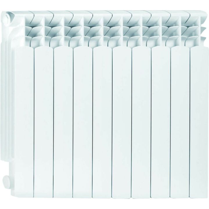 Alumiiniumradiaator KFA Armatura G 500 F/ 10 ribi valge