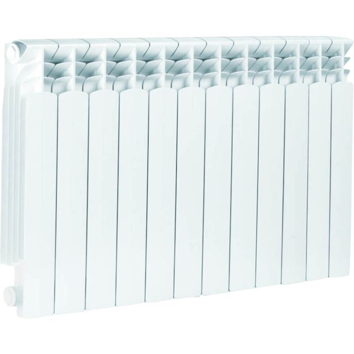 Alumiiniumradiaator KFA Armatura G 500 F/ 12 ribi valge