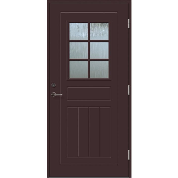 Välisuks Lund M10 x 21, pruun parem