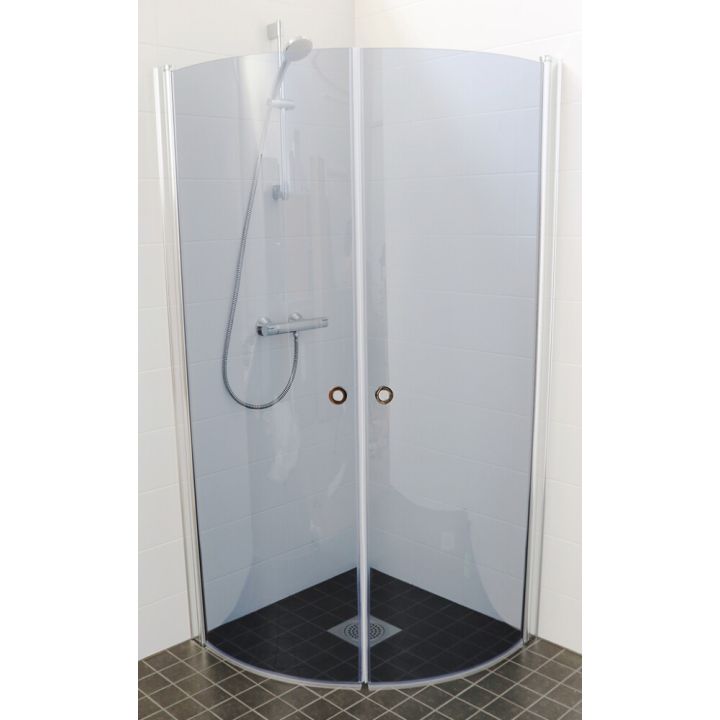 Dušinurk Nordium SK850H  85 x 85 cm suitsuklaas