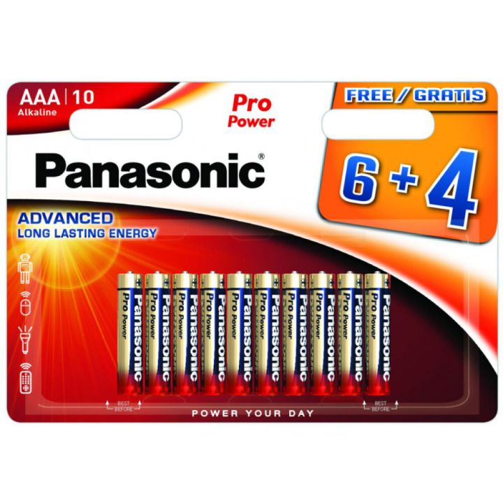 Pro Power patarei Panasonic LR6PPG/10B (6+4tk)