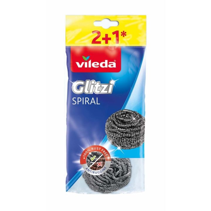 Spiraalsvamm Vileda Inox 2+1 tk