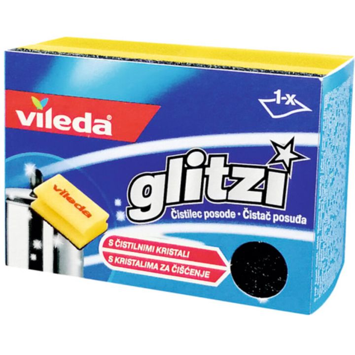 Svamm Glitzi Vileda 1 tk
