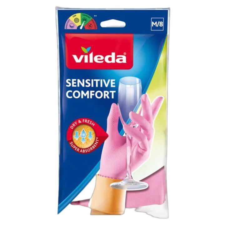 Kummikindad Vileda Sensitive M, 1 paar