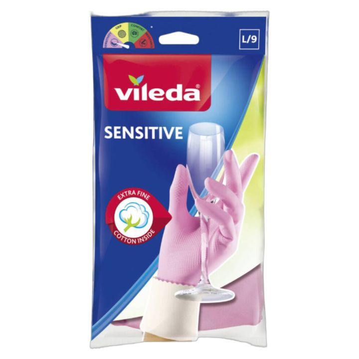 Kummikindad Vileda Sensitive L