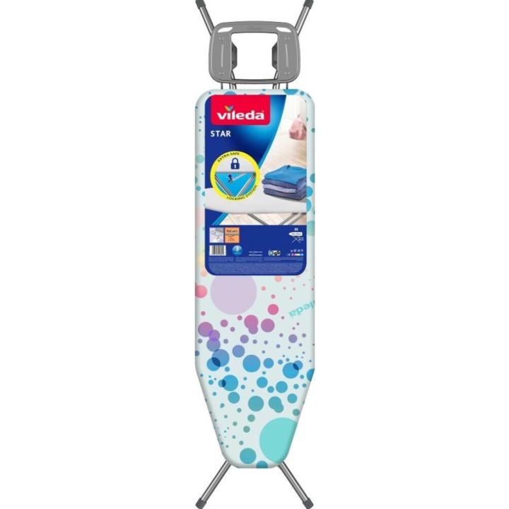 Triikimislaud Vileda Star 120 m x 38 cm, sinine