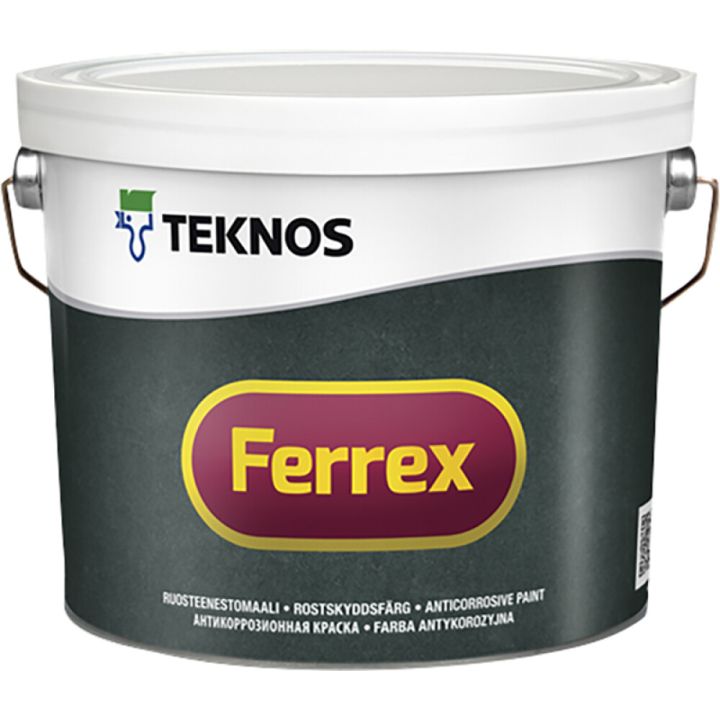 Korrosioonitõrjevärv Teknos Ferrex 3 l, valge