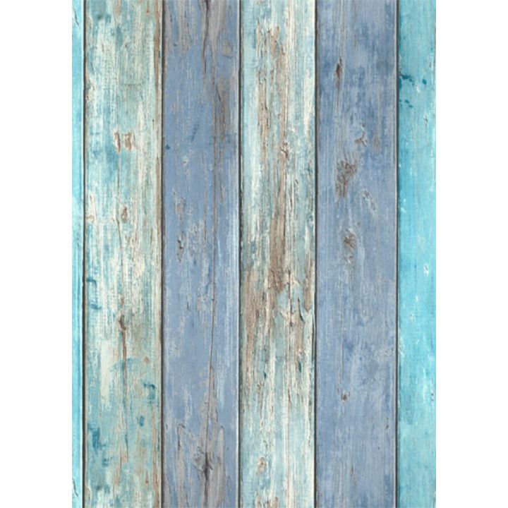 Fliistapeet Malibu Wood  10200-08, türkiis