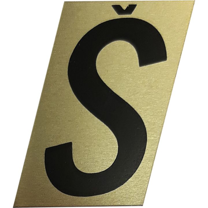 Täht kuldne/must Š 35 mm