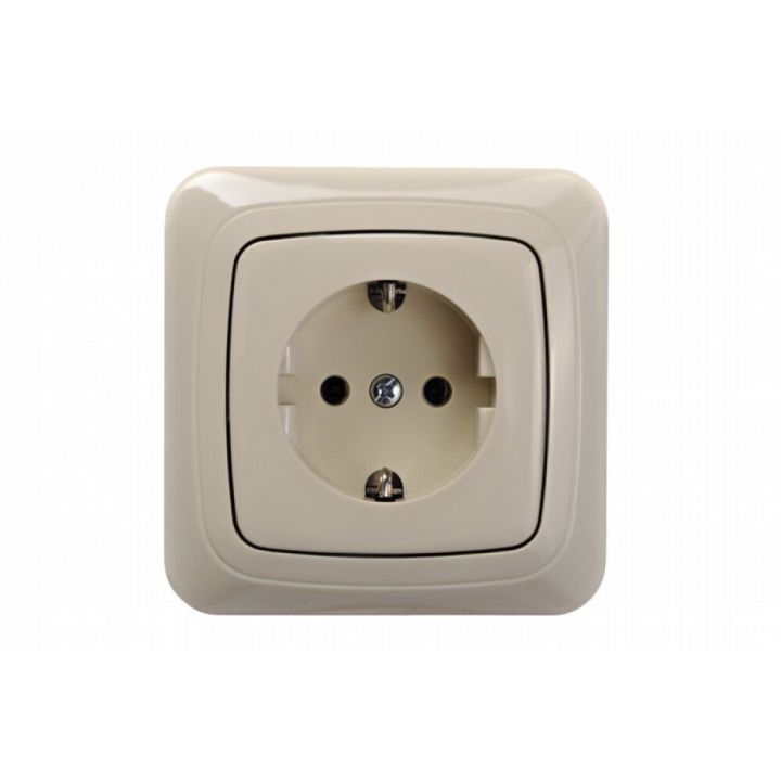 Pistikupesa Schuko raamita beež