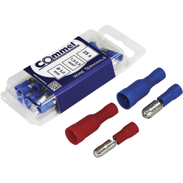 Juhtmeotsik toru "ema" Ø 4 mm 25 tk/pakk