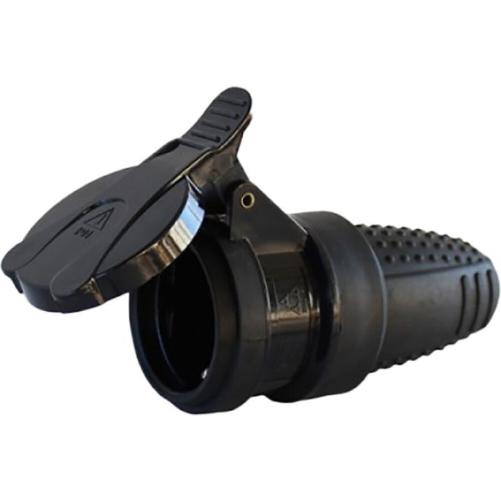 Pistikupesa kummist SY-CZ-29 IP44, must