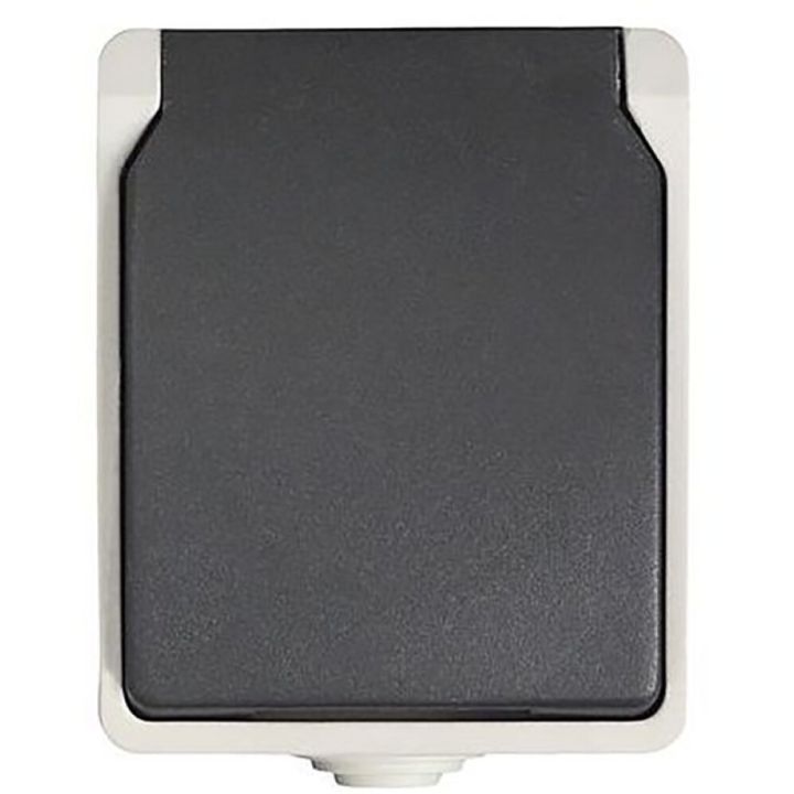Pistikupesa 1-ne hall IP44
