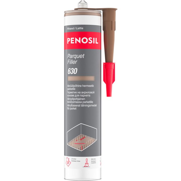Akrüülhermeetik parketile Penosil Parquet Filler 630 PF104 tume kirss 300 ml
