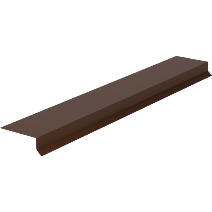 Räästaplekk Toode RR32 tumepruun 2500 mm