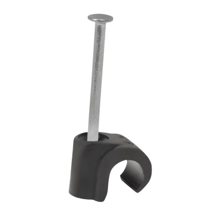 Kaabliklamber Baltplast BP KS 4-6 mm ümarale kaablile must 25 tk